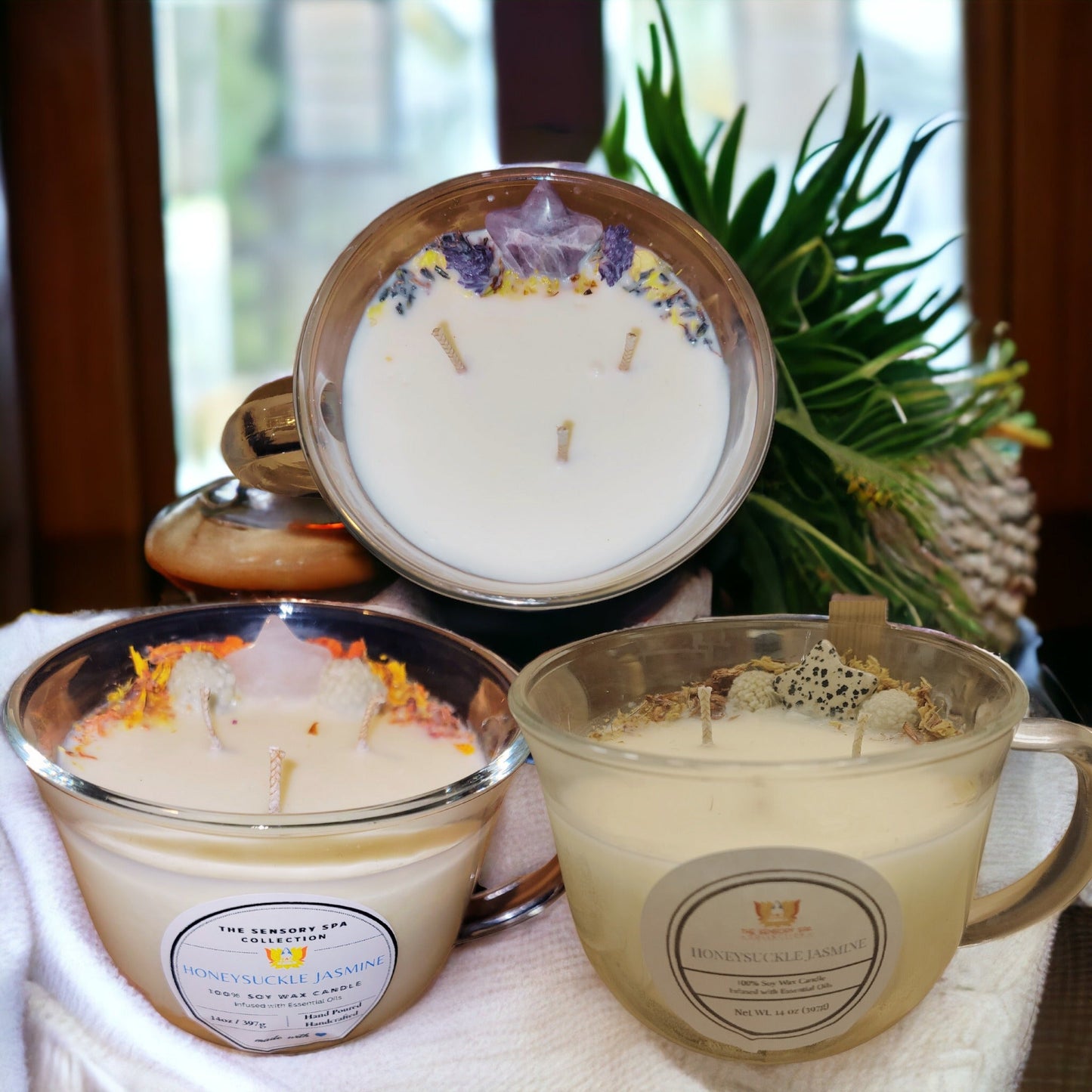 3-Wick Coffee Cup Apothecary Candle