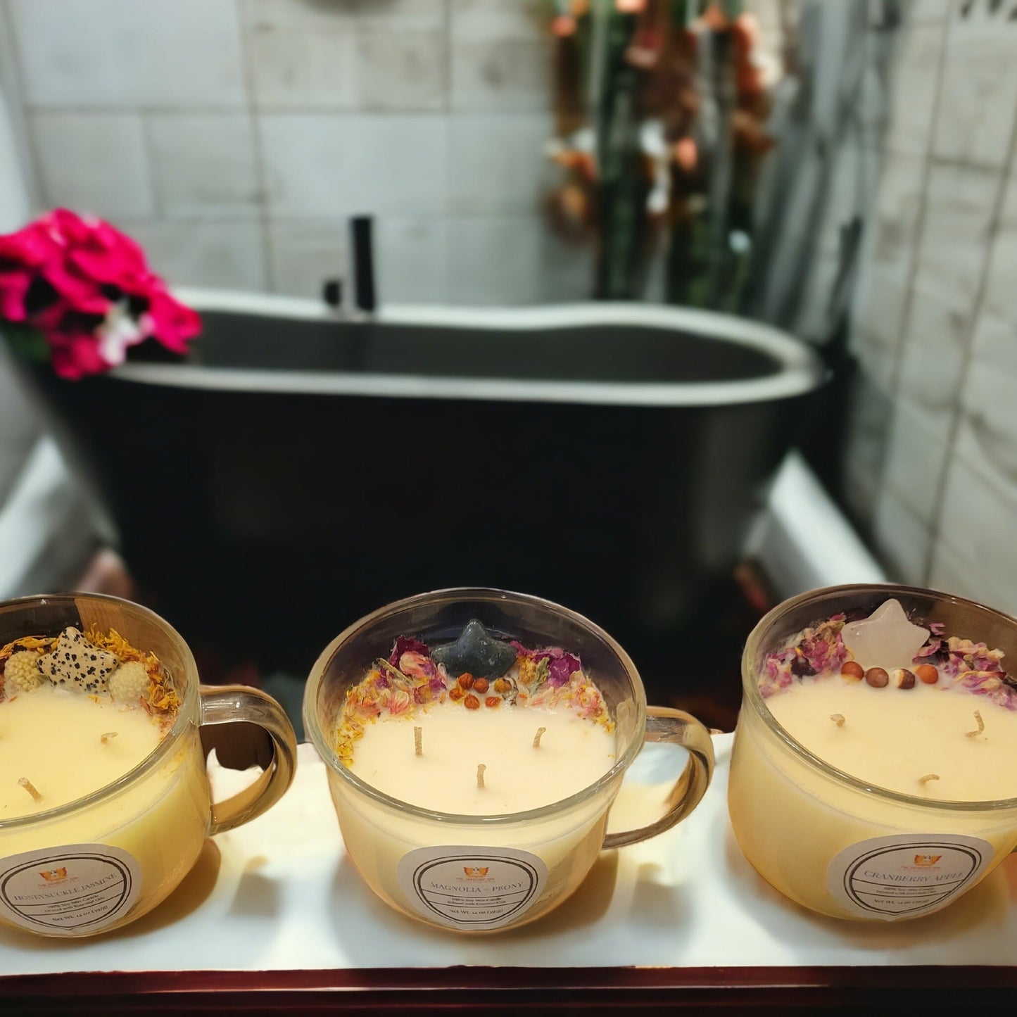 3-Wick Coffee Cup Apothecary Candle