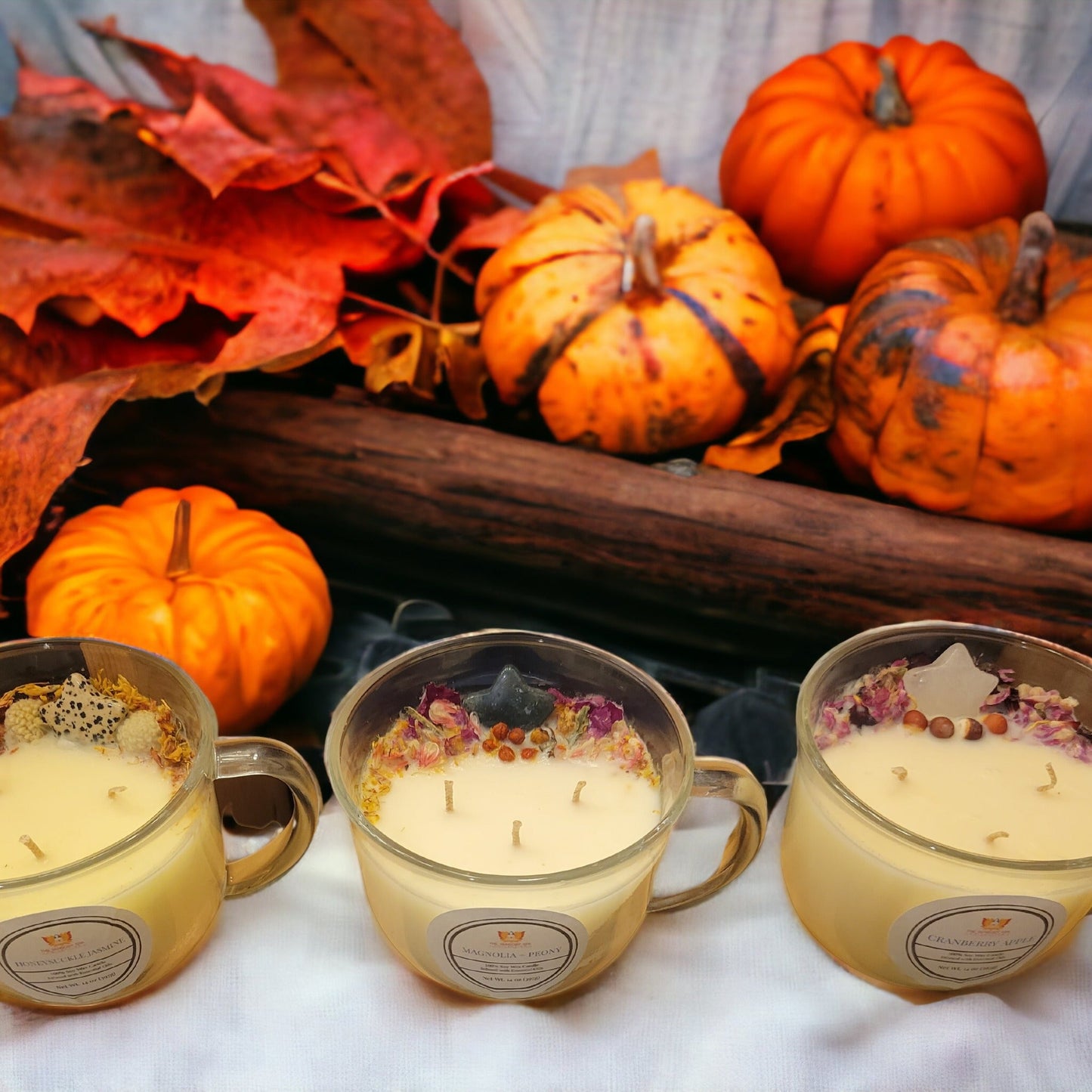 3-Wick Coffee Cup Apothecary Seasonal Candle