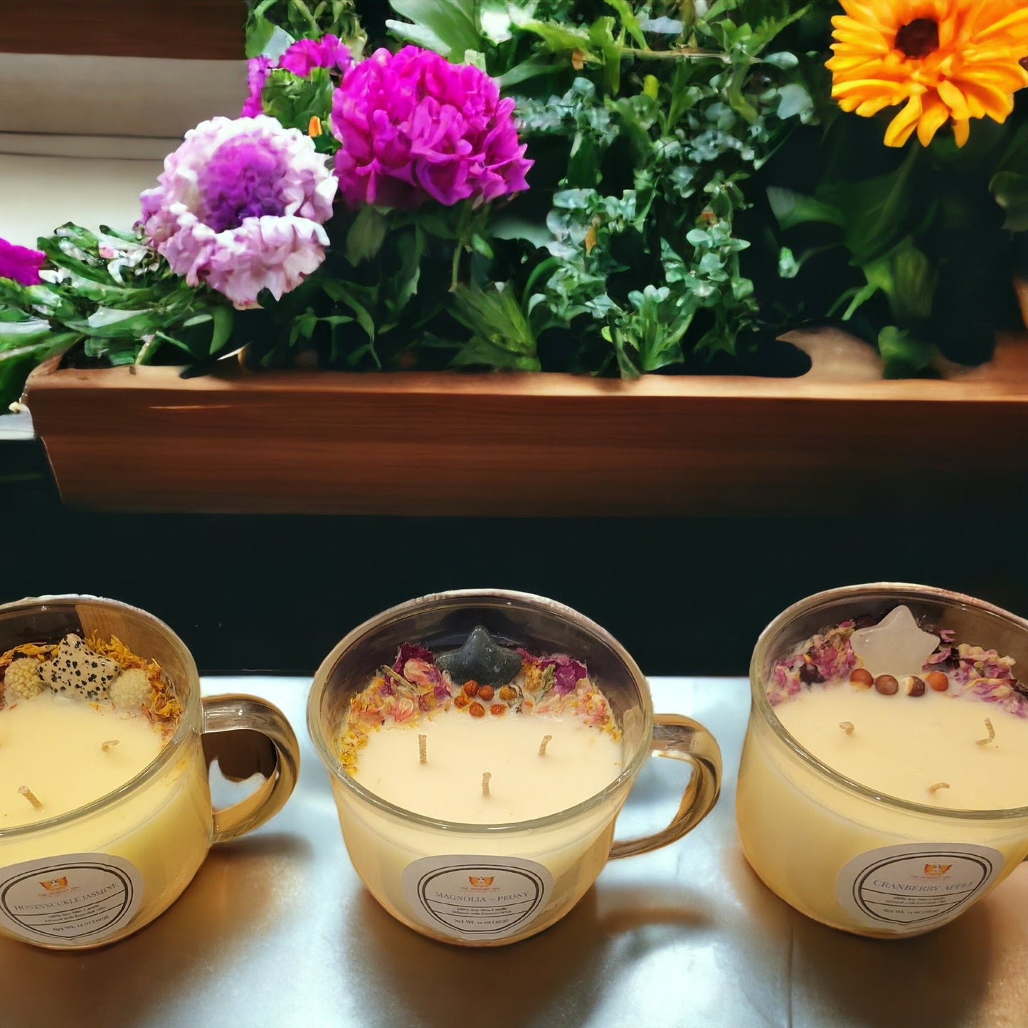 3-Wick Coffee Cup Apothecary Candle