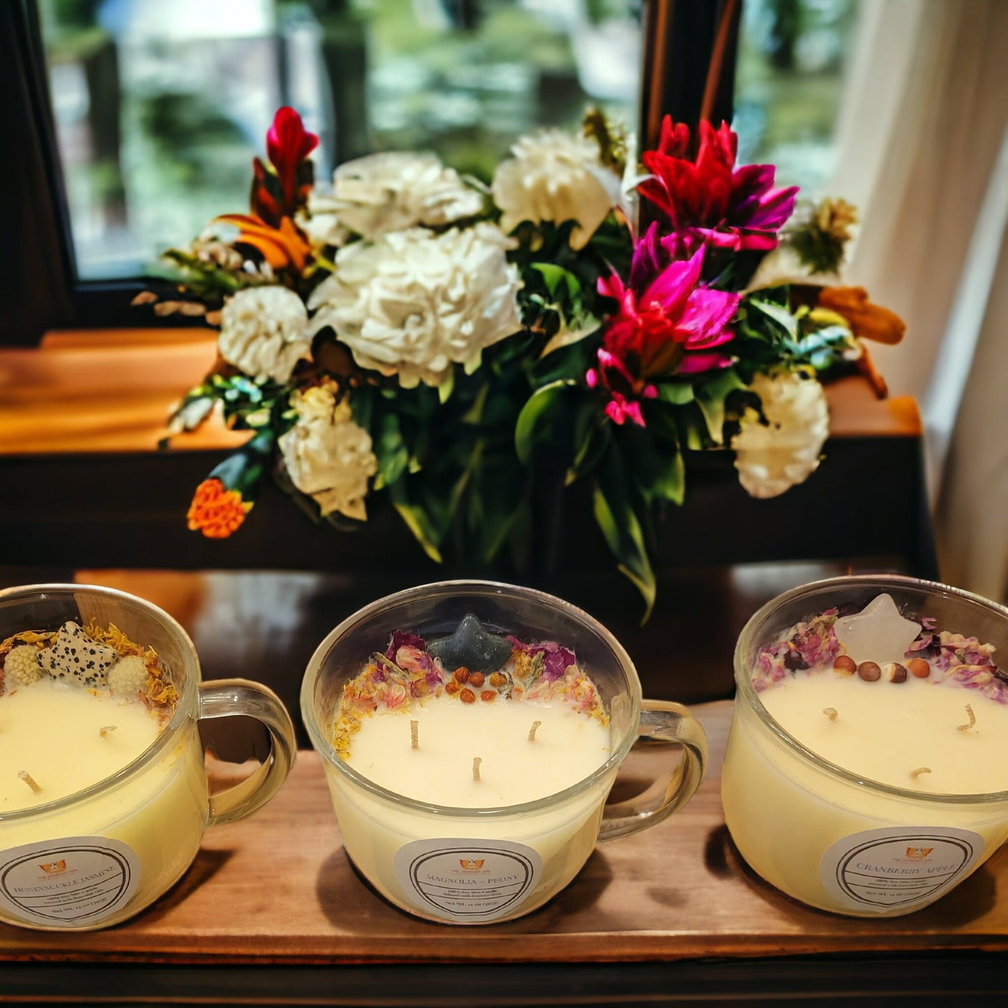 3-Wick Coffee Cup Apothecary Candle