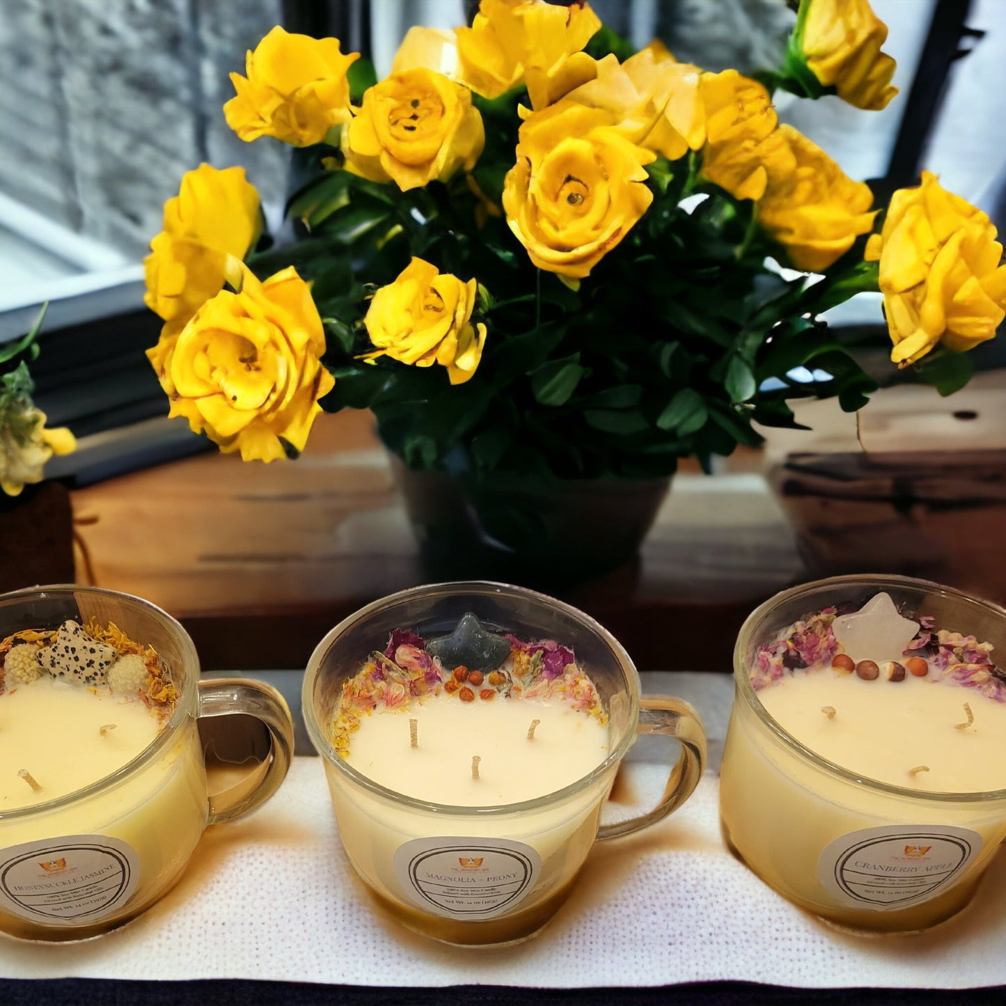 3-Wick Coffee Cup Apothecary Candle