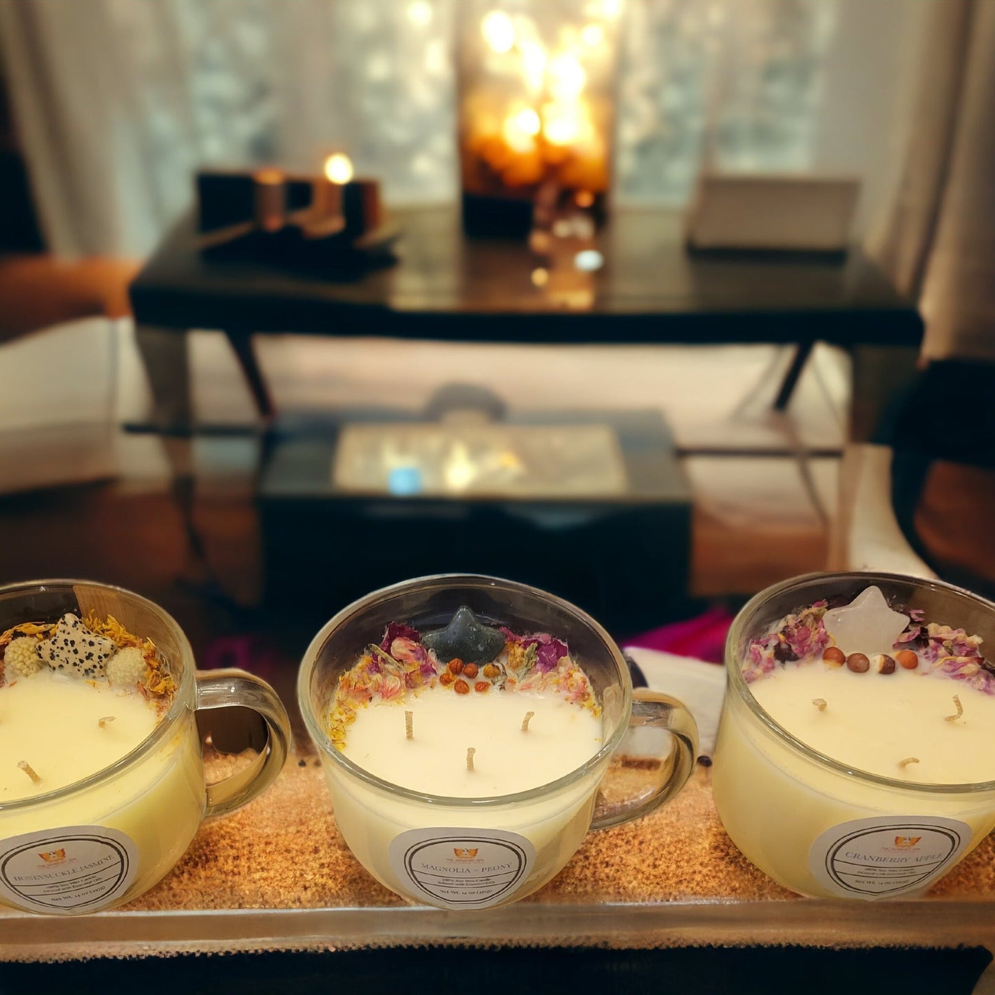 3-Wick Coffee Cup Apothecary Candle