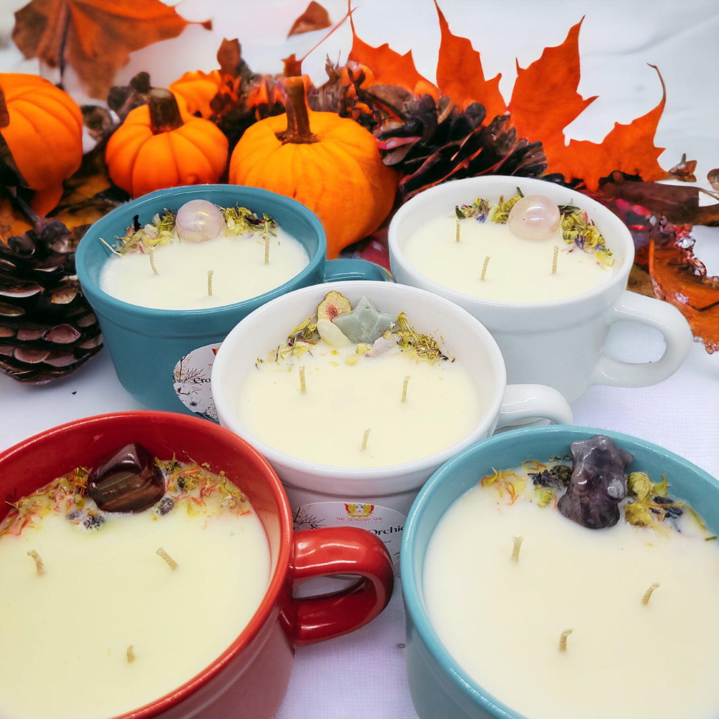 3-Wick Coffee Mug Apothecary Candle SEASONAL