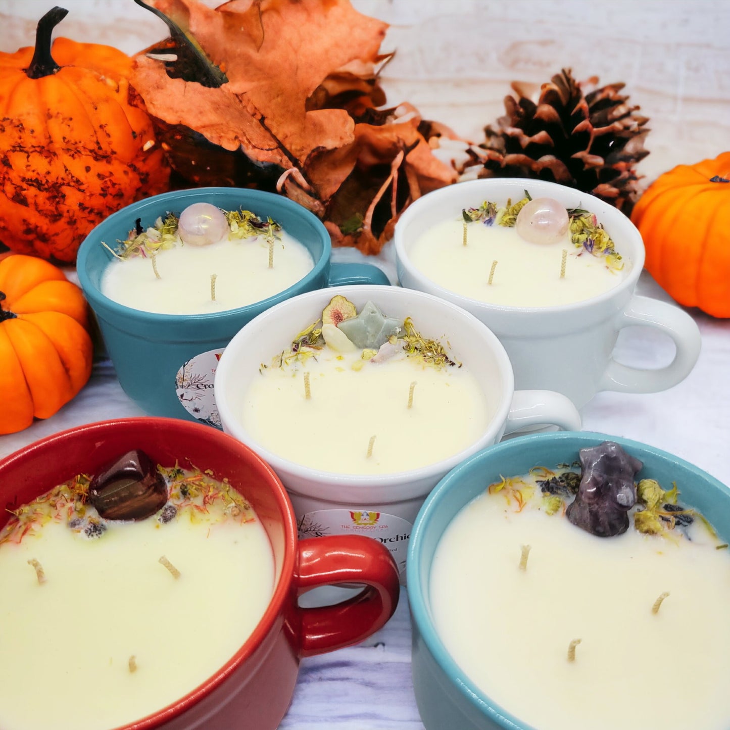 3-Wick Coffee Mug Apothecary Candle SEASONAL