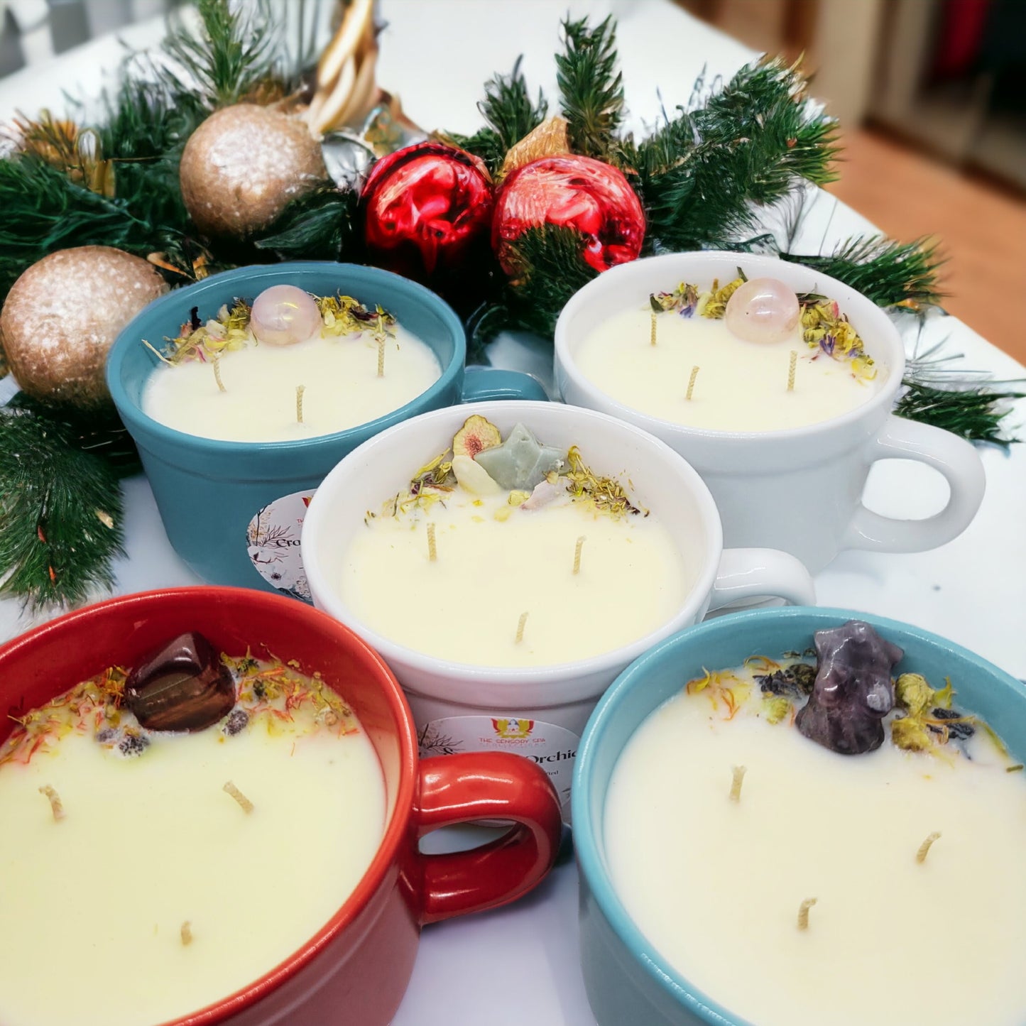 3-Wick Coffee Mug Apothecary Candle SEASONAL
