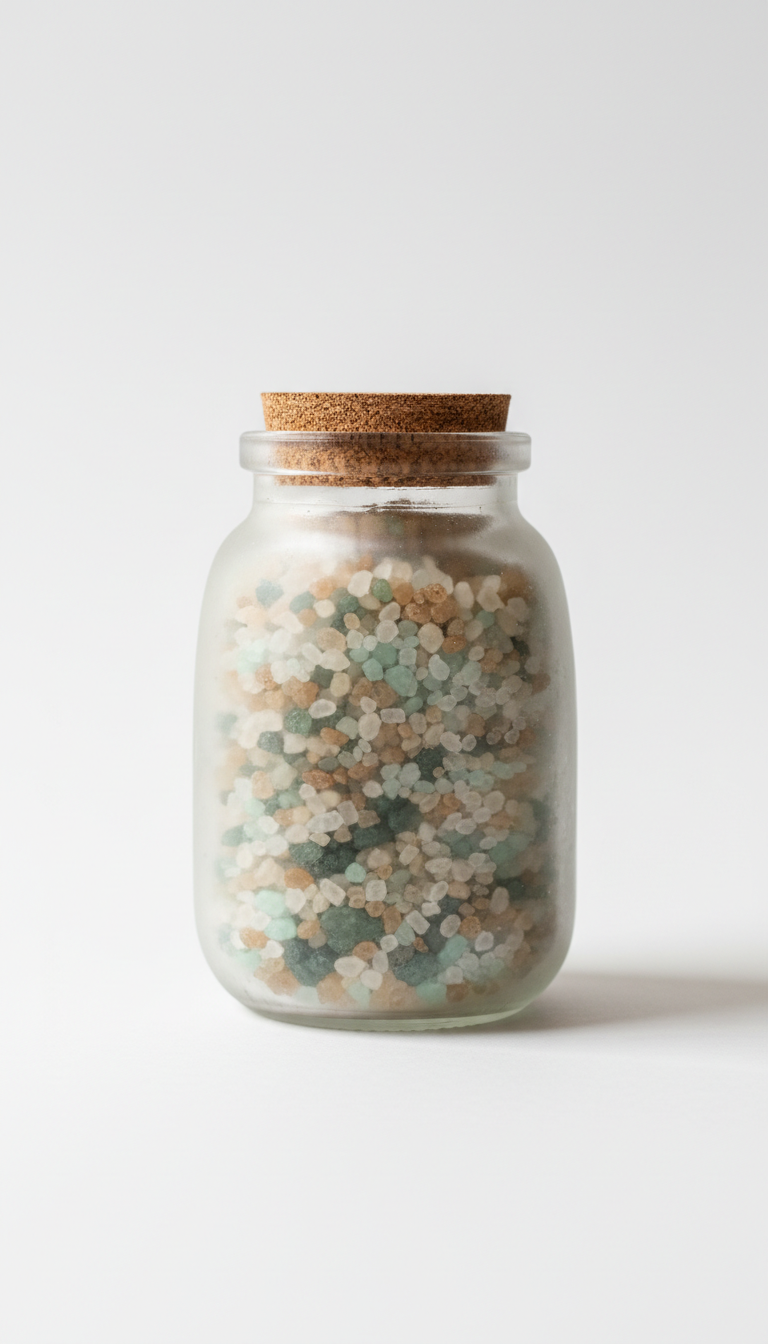 Mineral Bath Soak in Stone Jar