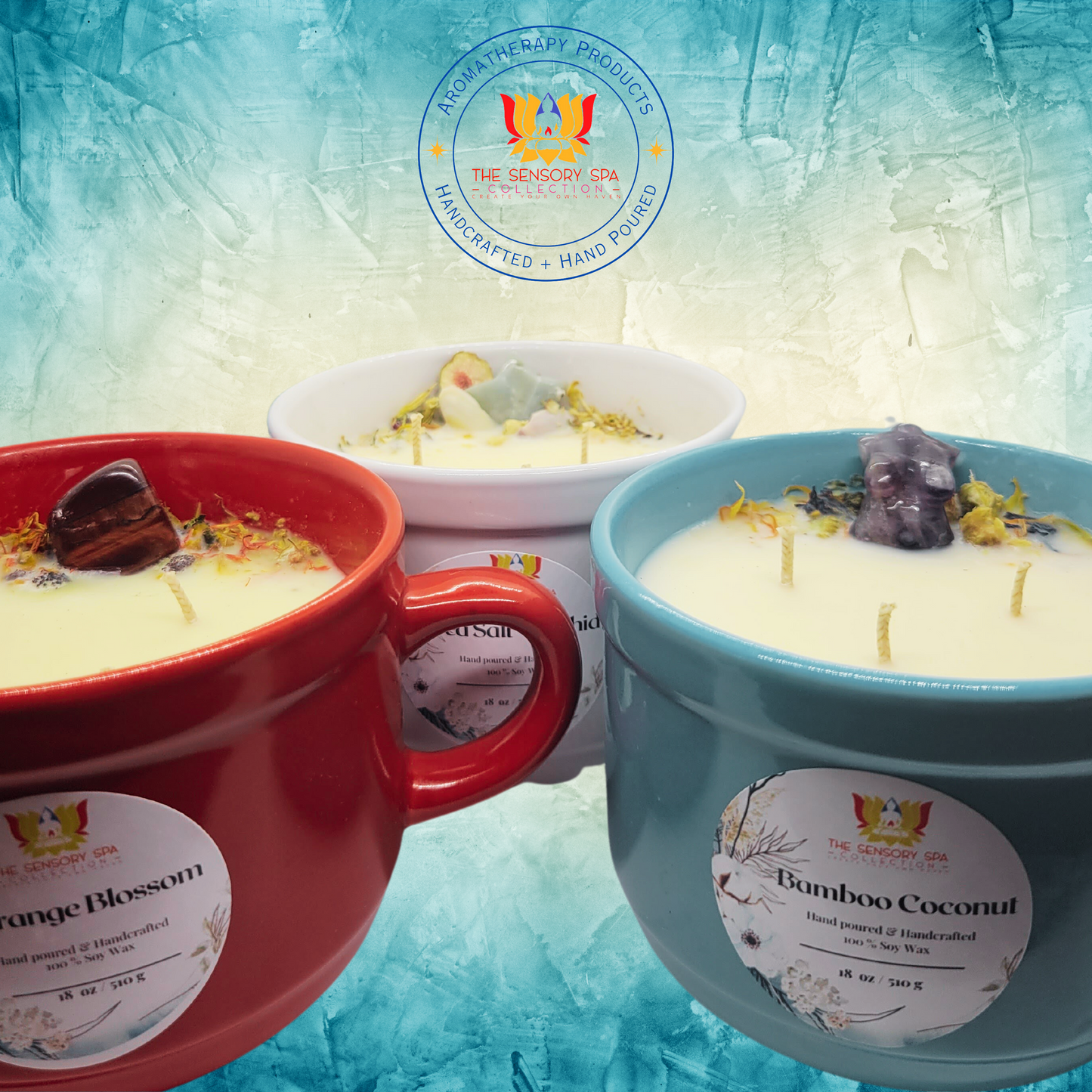3-Wick Coffee Mug Apothecary Candle