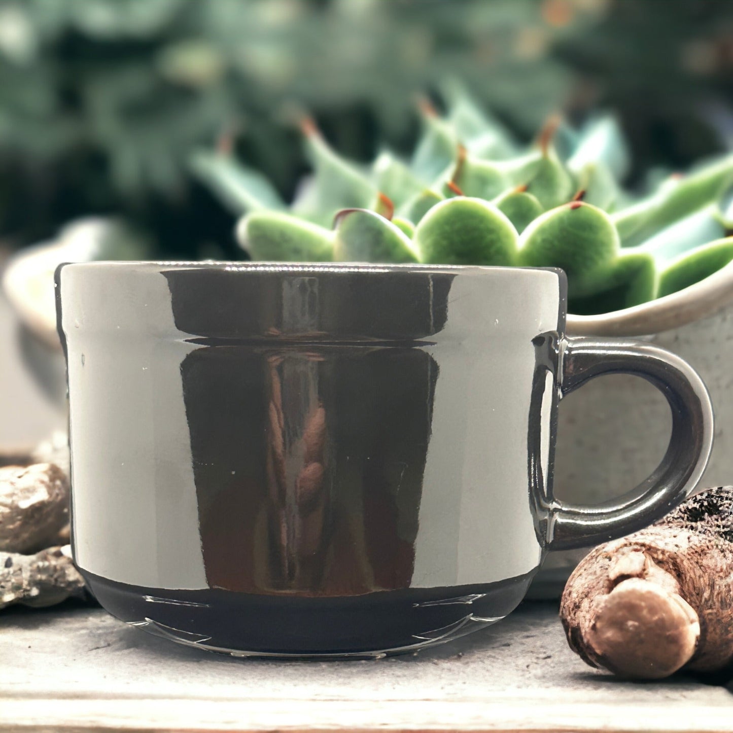 3-Wick Coffee Mug Candle LIGHT BLUE
