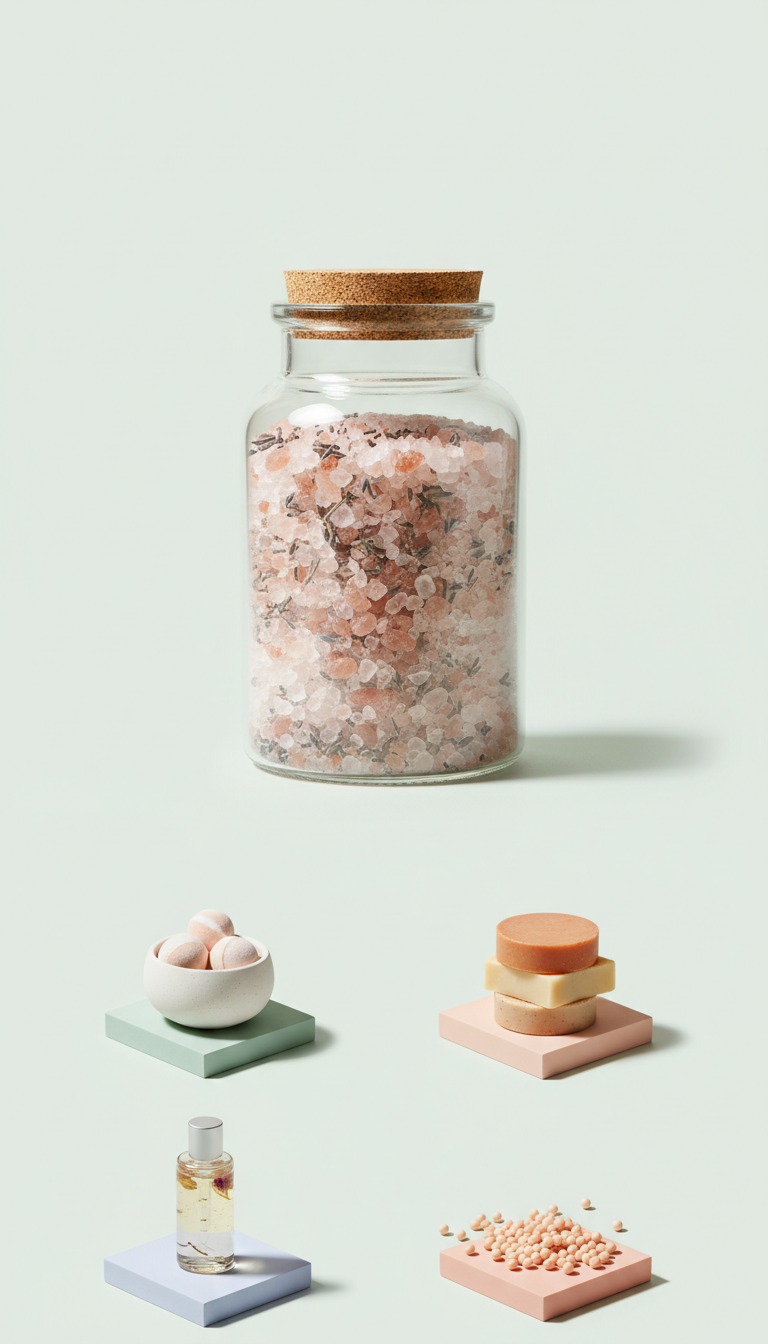 Bath Soak with Pink Himalayan Salt