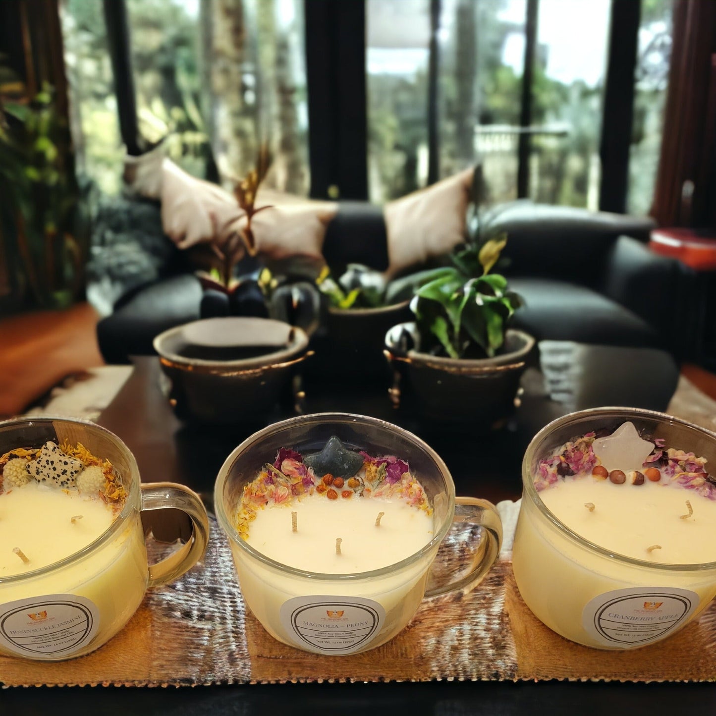 3-Wick Coffee Cup Apothecary Candle