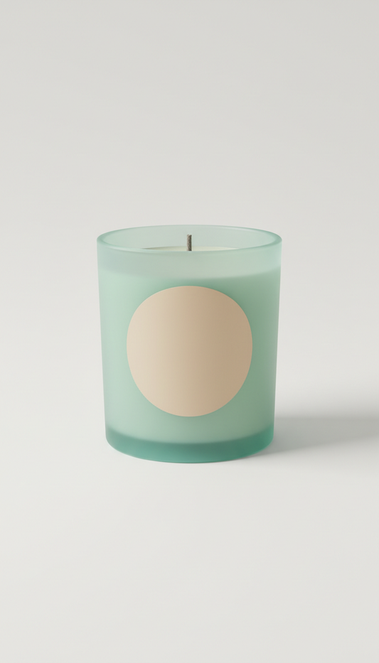 Calming candle with lavender soy wax